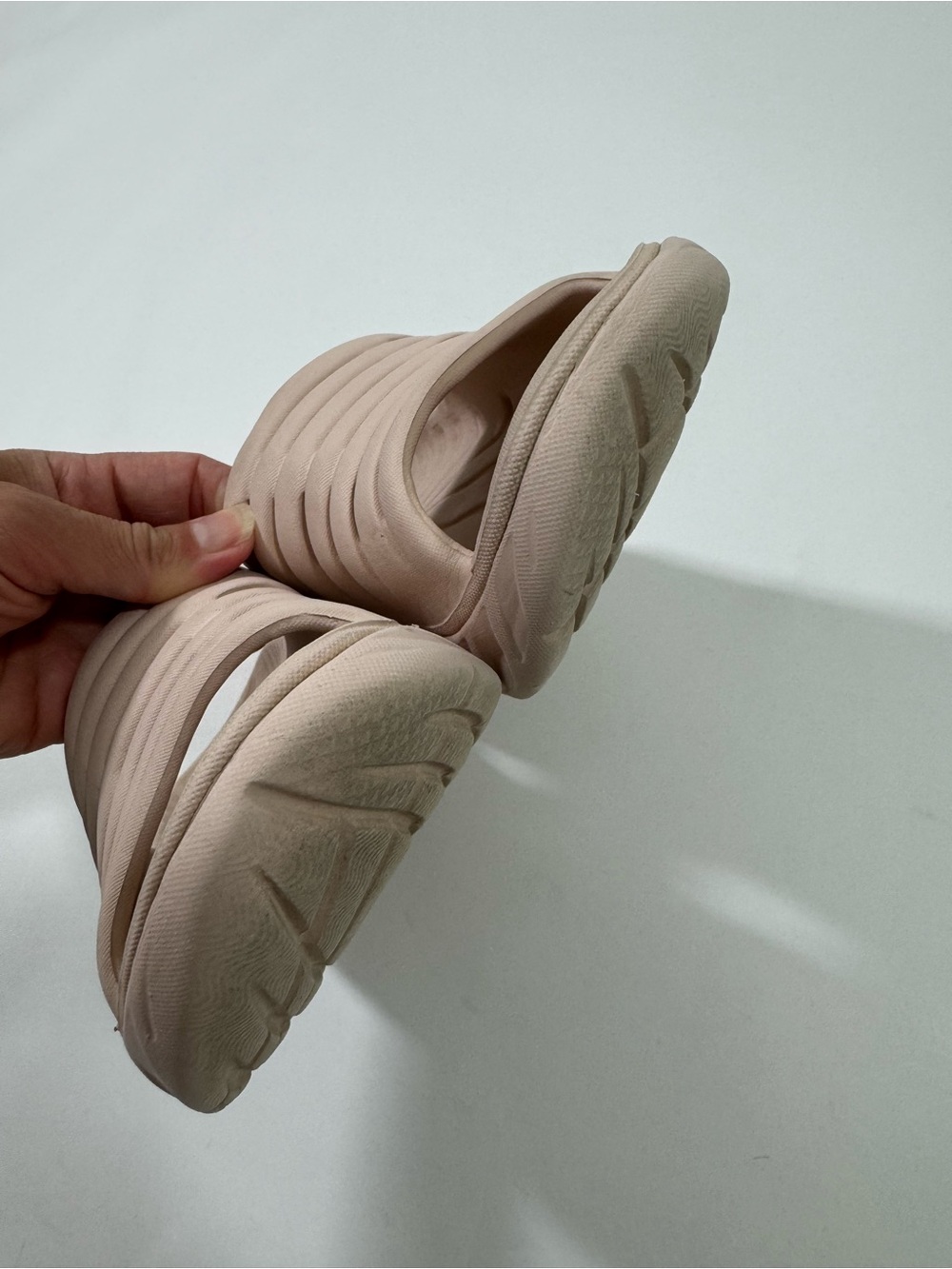 Hoka Ora Recovery Slides Light Pink Blush - Picture 9 of 11